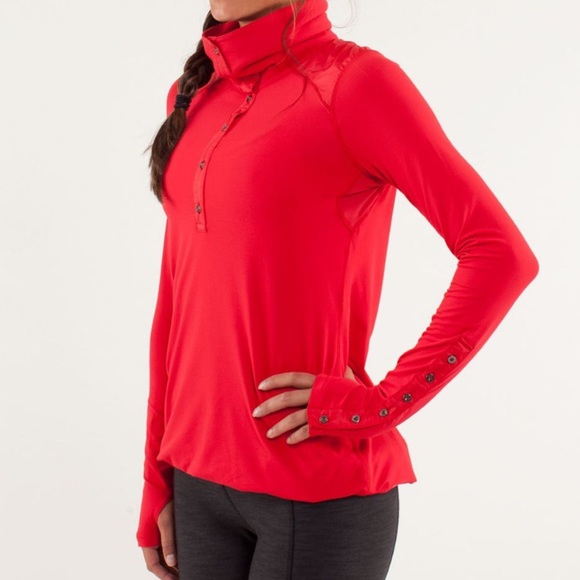 Lululemon Pedal Power Long Sleeve in Currant - Picture 3 of 7
